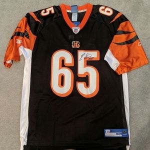 NWT Signed Eric Steinbach Bengals Jersey
